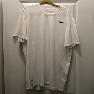 Nike white dri-fit shirt, size XL